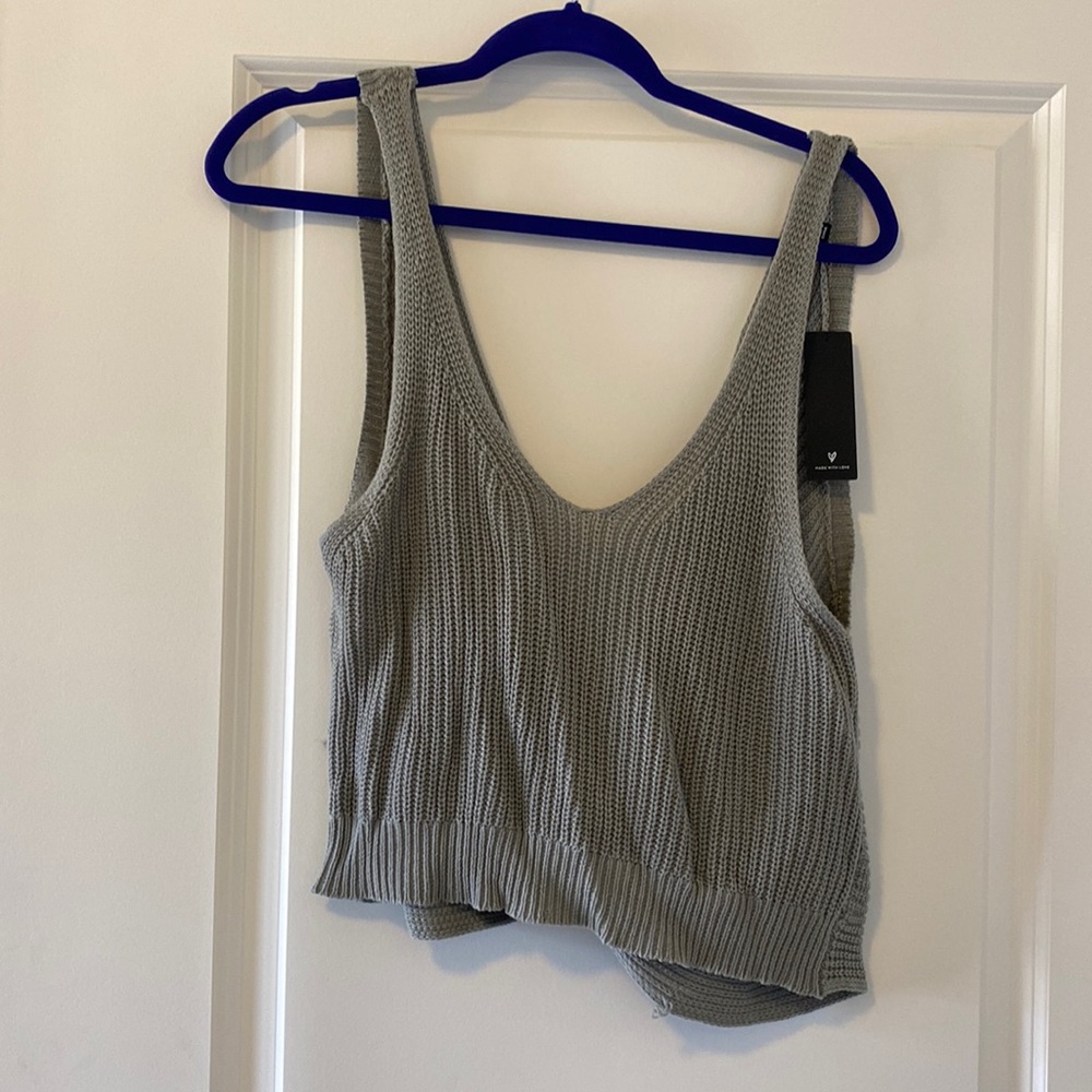Sage green knit Lulus Top